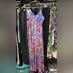 Vibrant Multicolor Maxi Dress